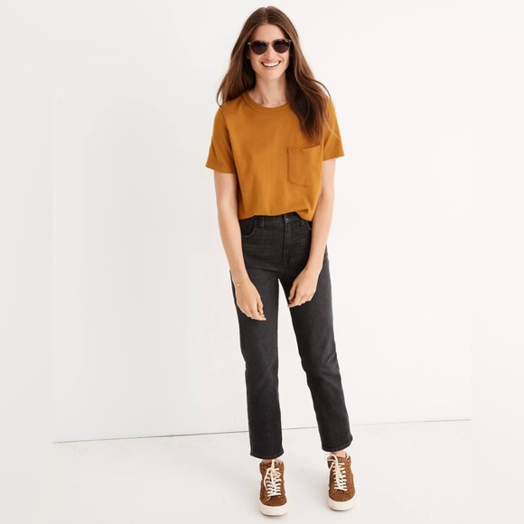 Madewell Denim - Madewell The Perfect Vintage Crop Jean High Rise in Sumner Wash